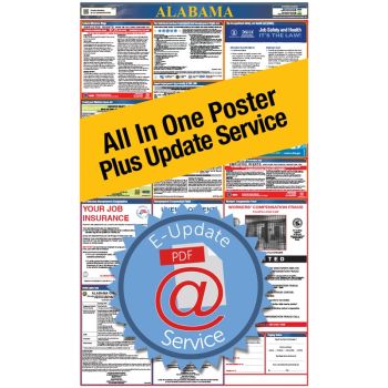 Alabama All in One Poster + 1 Year E-Update Service