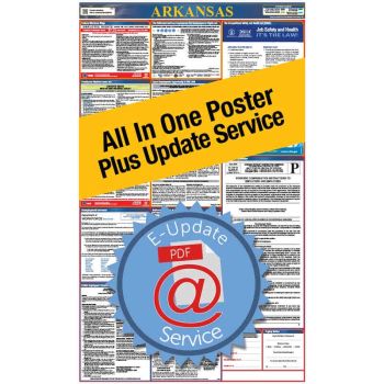 Arkansas All In One Poster + 3 Year E-Update Service