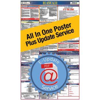 Hawaii All In One Poster + 3 Year E-Update Service