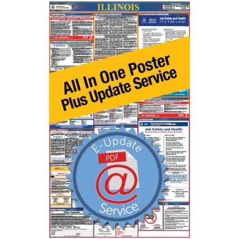 Illinois All In One Poster + 1 Year E-Update Service