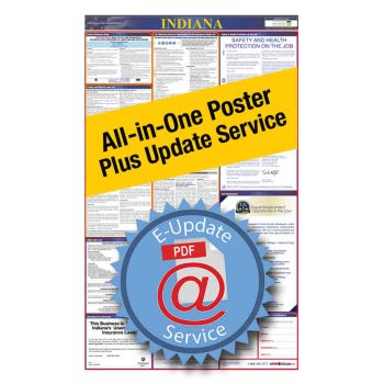 Indiana All in One Poster + 2 Year E-Update Service