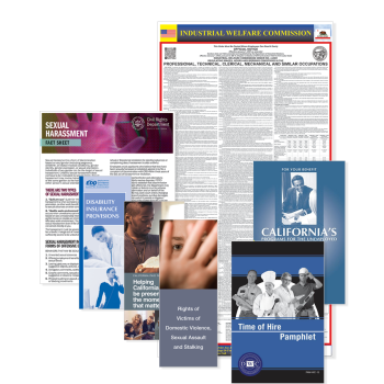 California IWC and Required Pamphlets Kit