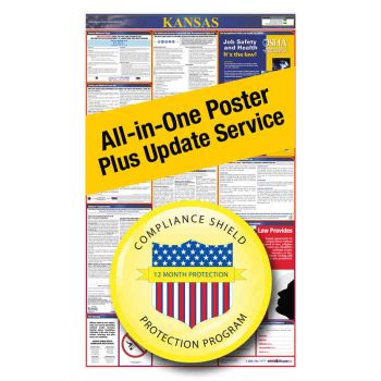 Kansas All in One Poster + 2 Year Replacement Poster