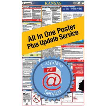 Kansas All In One Poster + 2 Year E-Update Service