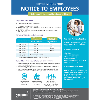 City of Minneapolis Labor and Employment Rights