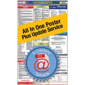 Mississippi All In One Poster + 3 Year E-Update Service