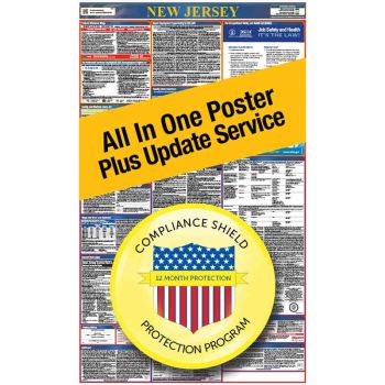 New Jersey All In One Poster + 1 Year Replacement Poster