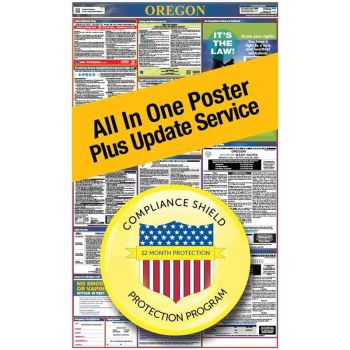 Oregon All In One Poster + 2 Year Replacement Poster