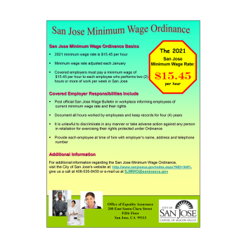 City of San Jose Ordinance Basics and Responsibilities