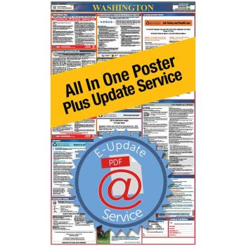 Washington All In One Poster + 2 Year E-Update Service