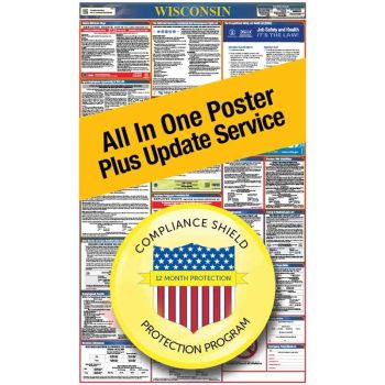 Wisconsin All In One Poster + 1 Year Replacement Poster