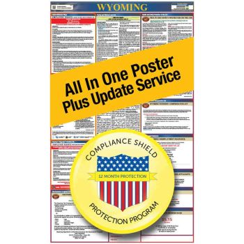 Wyoming All In One Poster + 2 Year Replacement Poster