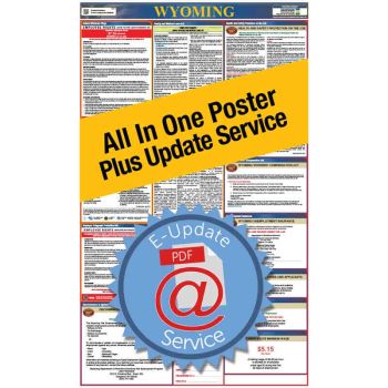 Wyoming All In One Poster + 1 Year E-Update Service